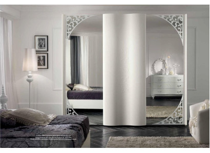 Kleiderschrank Schrank Luxus Schwebetüren Schlafzimmer Design Schränke Holz Neu