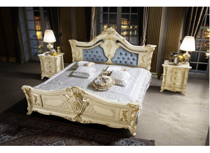 Möbel Design Möbel Italien Bett Möbel Doppelbett Naturholz Schlafzimmer