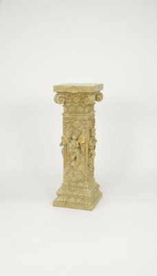 Design Säule Amoretten Skulpturen Figuren Dekoration Deko Ständer Blumen Sockel