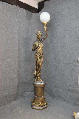 XXL Design Steh Leuchte Stand Leuchten Lampe Skulptur Figur Figuren Statue 227cm