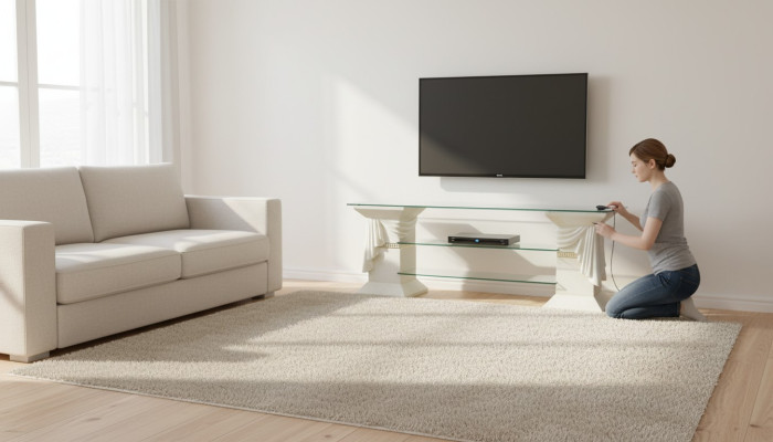 Klassische RTV Sideboard Fernseh Tisch Tische Tv Board Medusa Regal Vitrine 1879