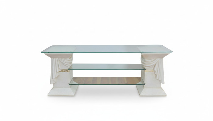 Klassische RTV Sideboard Fernseh Tisch Tische Tv Board Medusa Regal Vitrine 1879