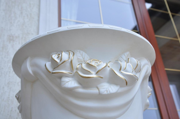 Blumen Kübel Design Vase Vasen Klassiche Design Antik Stil Römisch Boden Schalen