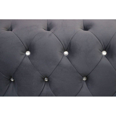 Chesterfield Sofagarnitur Sofa 3+1+1 Polster Couch Sofas Sitz Kristallsteine