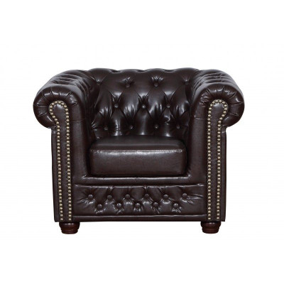 Chesterfield Sofagarnitur Sofa 3+1 Couch Polster Set Sofas Couchen Leder Möbel