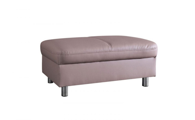 XXL Club Lounge Hocker Pufa Leder Ottoman Designer Textil Fußhocker Design