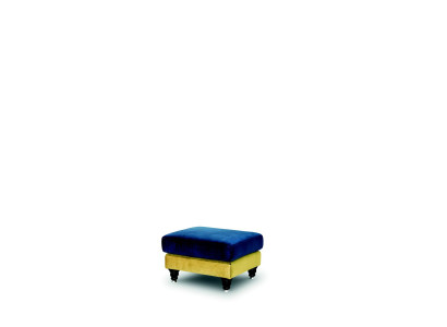 Fußhocker Lounge Hocker XXL Club Ottomane Pufa Leder Textil Ottoman Designer Neu
