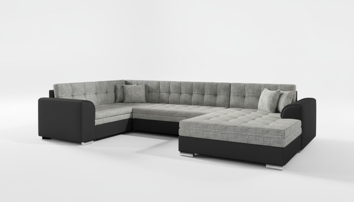 Design Ecksofa Schlafsofa Bettfunktion Couch Leder Textil Polster Sofas Neu 5932