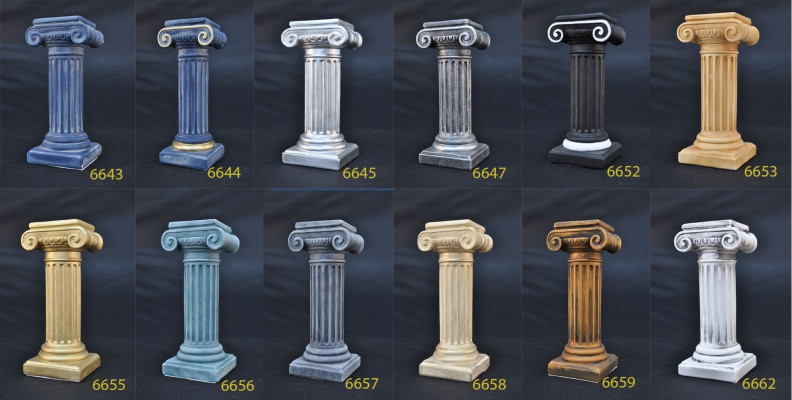 Design Ägyptische Kolumne Dekosäule Säulen Blumensäule Ständer Podest 1047 Neu