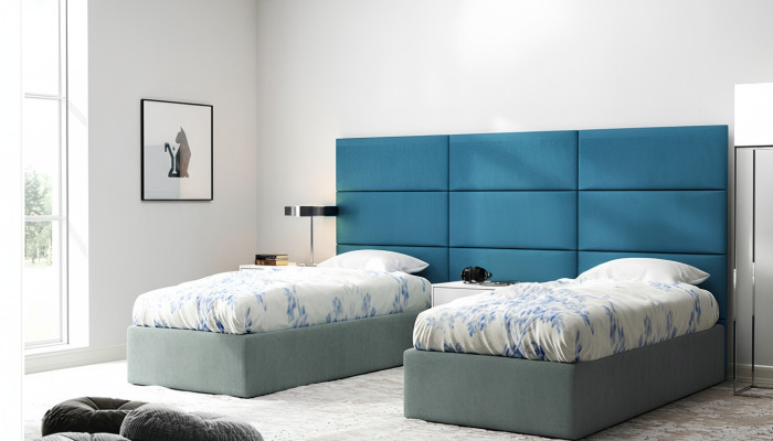 Wandverkleidung Wandpaneelen Verkleidung Textil Polster Paneel Hotel 60x30cm Neu
