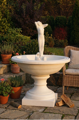 Edler Wasser Springbrunnen Deko Terrasse Brunnen Garten Fontaine Zierbrunnen Neu