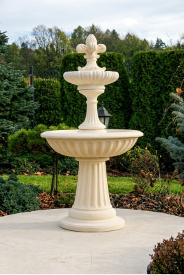 Zierbrunnen Springbrunnen 171cm Skulptur Brunnen Deko Garten Fontaine Teich Neu