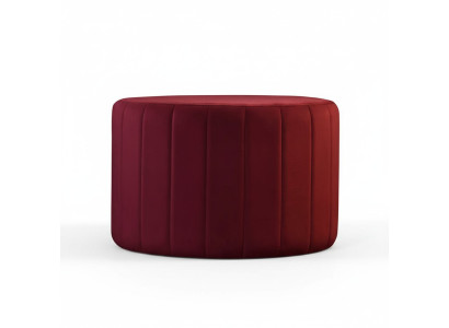 Pouf Fußhocker Rund Sitz Hocker Polsterhocker Sitzhocker Badhocker Puff Textil