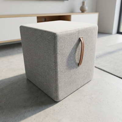 Pouf Fußhocker Rund Hocker Polsterhocker Sitzhocker Ottomane Hocker Würfel Neu