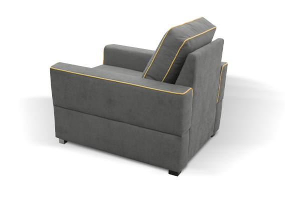 Sofa 1 Sitzer Couch Designer Textil Sofas Polster Neu Moderner Sessel