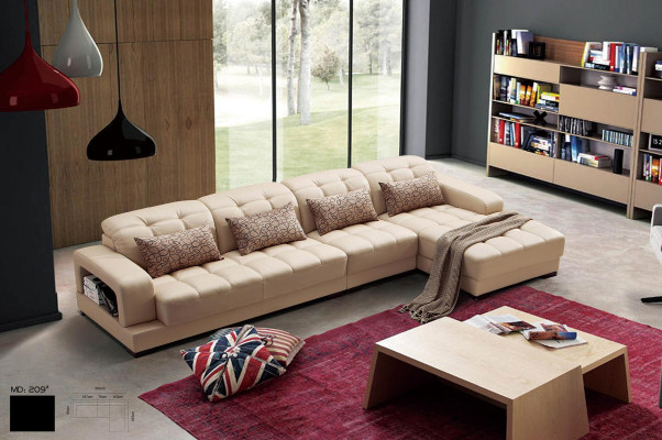 Polster Leder Couch Eck Sofa Landschaft Sofas Neu Eck Garnitur Sitz Wohn