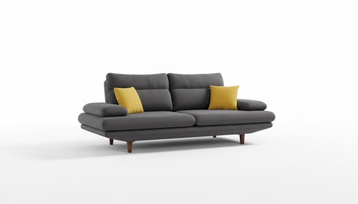 Dreisitzer Designer Sofa Couch 3 Sitz Polster Leder Couchen Big Sofas Textil Neu