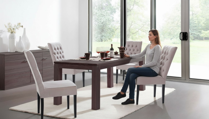 Chesterfield Stuhl Set Design Lehn Polster Garnitur Sessel Gruppe 4x Neu Stühle