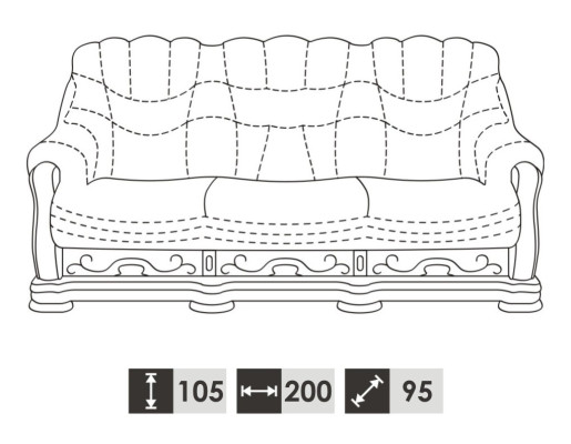 Sofagarnitur 3+2+1 Sitzer Klassischer Wohnlandschaft Couchen Sofas Polster