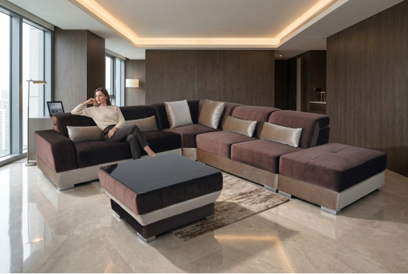Entdecken Sie Luxus und Komfort und perfekte gepolsterte L-Sofa für Ihr Wohnzimmer