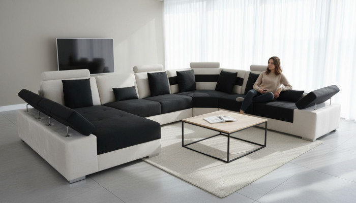 Ecksofa L-form Gelbe Ecksofa Eckcouch mit Bettkasten Sofa Wohnlandschaft