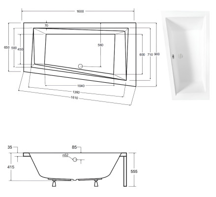 Design Badewanne Eck Neu Badewannen Wannen Moderne Eckbadewanne