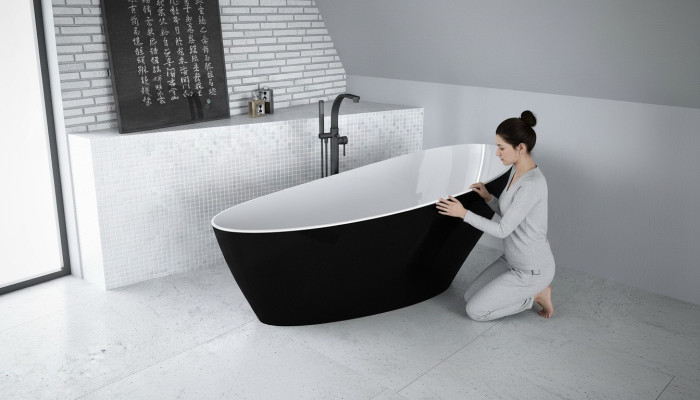 Badewannen Ovale Design Badewanne Freistehende Moderne Badezimmer
