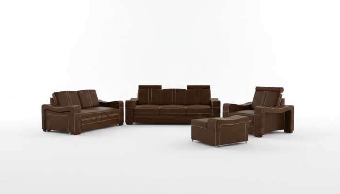 LEDERSOFA Maßanfertigung SOFA SOF 3+2+1 USB COUCH GARNITUR POLSTERGARNITUR Neu