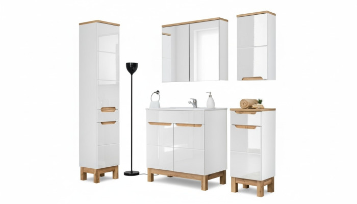 Design Badezimmer Möbel Bad Set Garnitur Dekorative Schrank Waschbecken