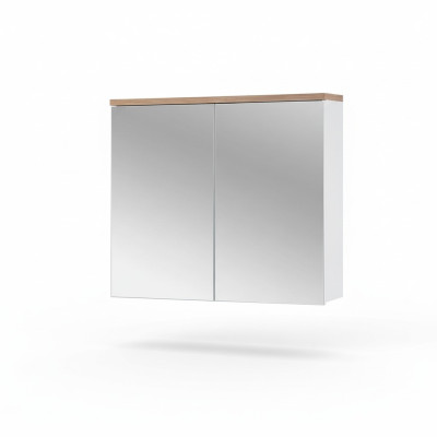 Spiegelschrank Wandschrank Badezimmerschrank mit Spiegel 80 cm