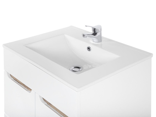 Waschbecken Waschtisch Unterschrank Becken Badezimmer Waschtische 60cm Keramik