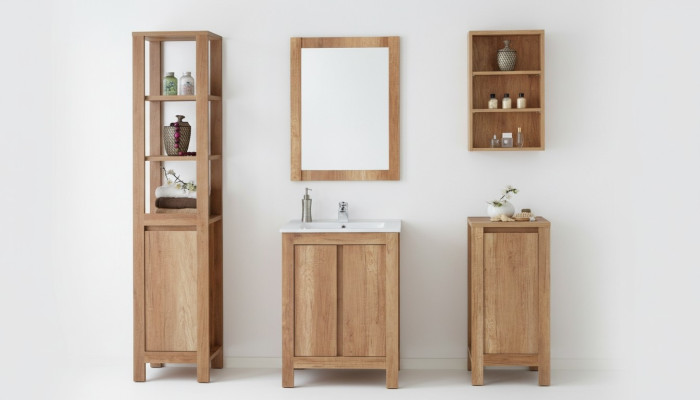 Design Badezimmer Möbel Bad Set Garnitur Becken Schrank Waschbecken