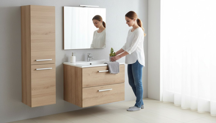 Hänge Waschbecken Hochwerige Badezimmer Möbel Waschtisch Waschbecken Becken 60cm