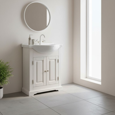 Waschbecken Waschtisch Keramik Becken Dekorative Badezimmer Waschtische