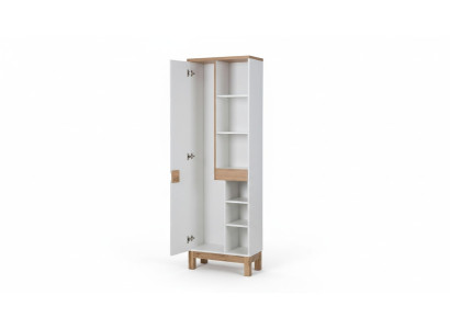 Badschrank Hochschrank Schrank Aufbewahrung Dekorative Badezimmer Weiß Bad