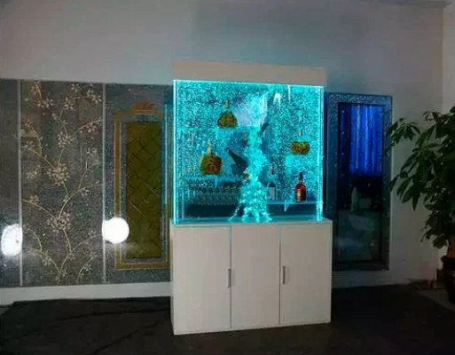 Wasser Wand Water Wall Säule Unterschrank Trennwand Ragal Vitrine