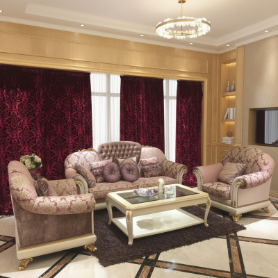 Sofagarnitur 3+1+1 Sitzer Set Design Sofas Polster Klassische Couchen