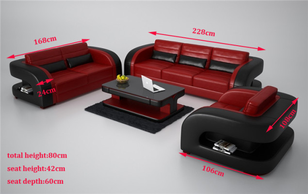 Sofagarnitur 3+2+1 Sitzer Set Modern Design Sofa Polster Couchen Couch