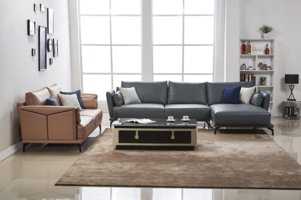 Moderne Sofa Eckgarnitur L Form Polster Sitz Ecke Couch 2 Sitzer Gruppe