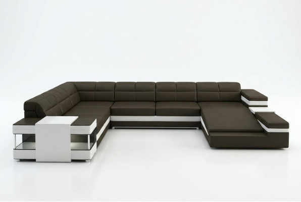 Design Ecksofa Sofa Couch Polster Eckgarnitur Deko Ledersofa Sofas Couchen
