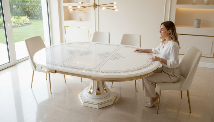 Esstisch Holz Runde Rund Tische Esszimmer Runder Tisch Italienische Möbel Neu