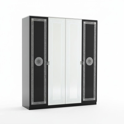 Klassischer Kleiderschrank Begehbarer Schrank Garderobe Schränke Holz Barock Neu