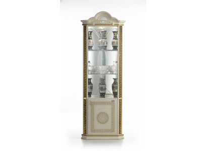 Kommode Regal Holz Vitrine Schrank Anrichte Schränke Klassische Eckvitrinen Neu
