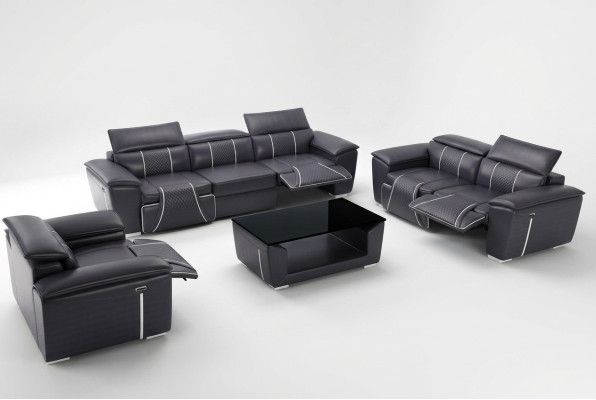 Klassisch 3 Sitzer Designer Sofa Polster Sofas Couchen Leder Stoff Textil Neu