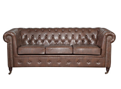 Designer Chesterfield Sofagarnitur Sofa Couch Polster Set 3+2+1 Sitzer