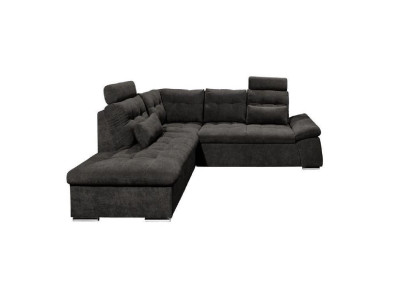 Ecksofa L-Form Sofa Couch Design Polster Modern Textil Bettfunktion Stoff