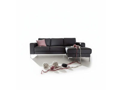 Leder L-Form Couch Wohnlandschaft Ecksofa Garnitur Design Modern Sofa