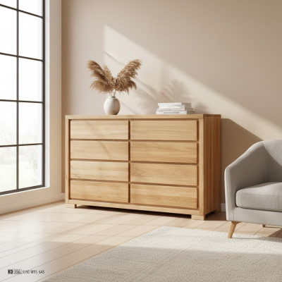 Design Commode Armoires Commodes Étagère Authentique Bois Side Low Board Armoire