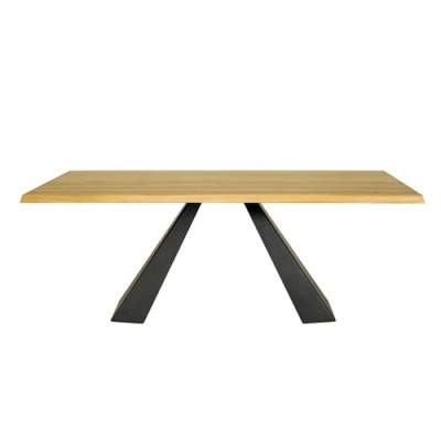 Esstisch Besprechungs Tisch Büro Design Holz Konferenztisch Neu Vollholz Möbel