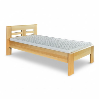 Holzbett Echtes Holz Bett Betten Schlafzimmer Hotel 100x200 Stil Massive Möbel